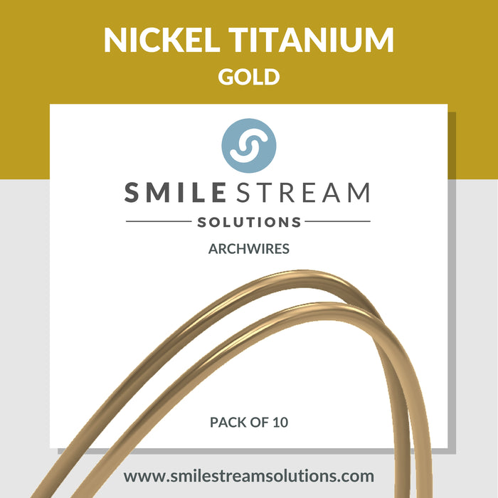 Gold Nickel Titanium (10/pack)