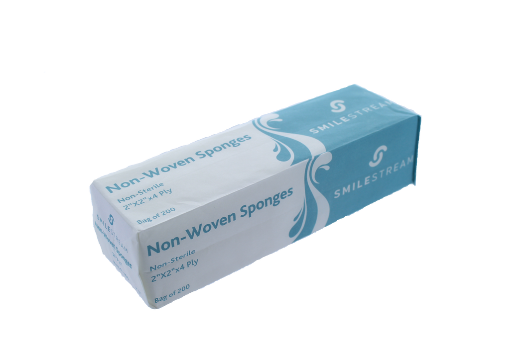 2" x 2" Non-Woven Gauze - SmileStream