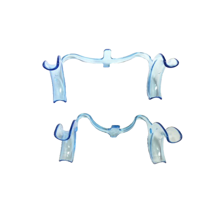 Cheek Retractor with Tongue Guard - Blue