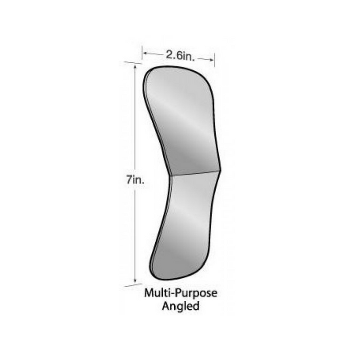 Stainless Steel Photo Mirror - Angled