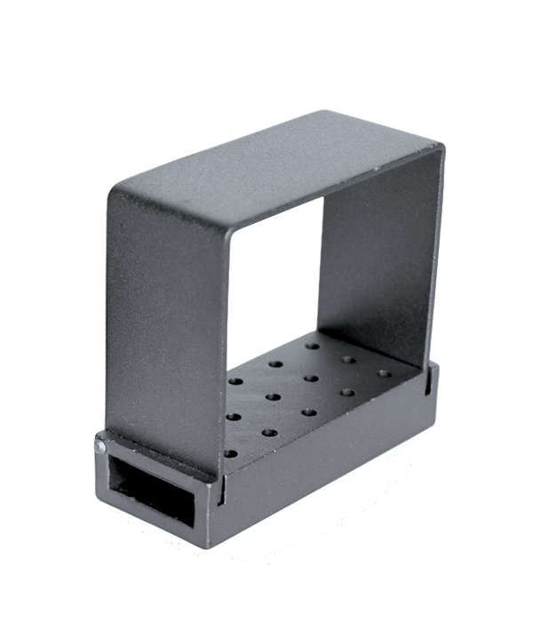 Aluminum Bur Block - 15 RA Slots