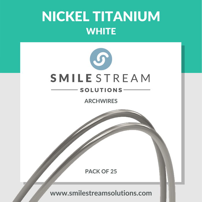 White Nickel Titanium (25/pack)