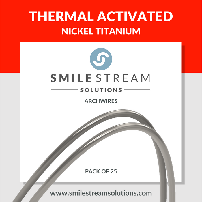 Thermal Activated Nickel Titanium (25/pack)