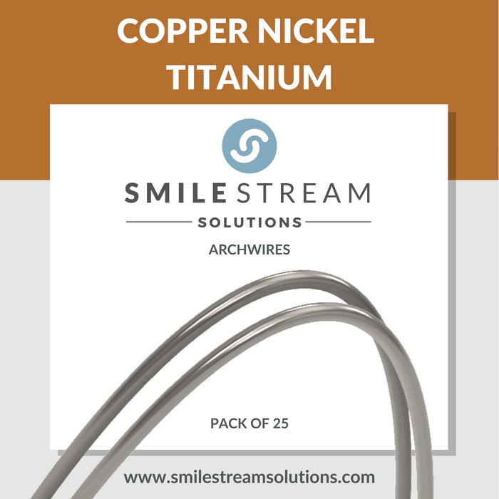Copper Nickel Titanium (25/pack)
